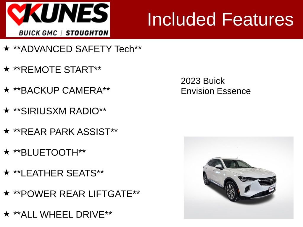 Used 2023 Buick Envision Essence image 2