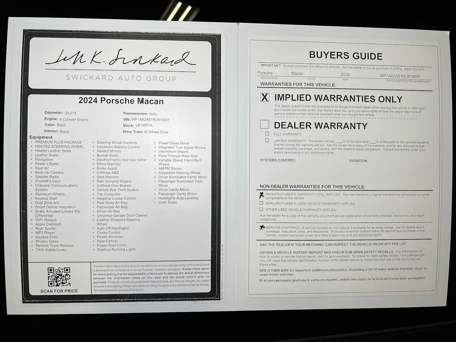 Used 2024 Porsche Macan image 42