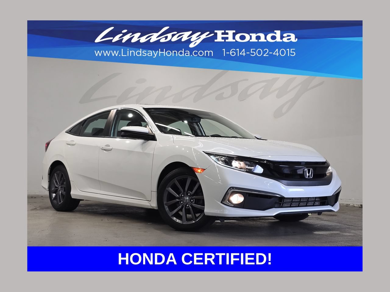 Certified 2021 Honda Civic EX-L