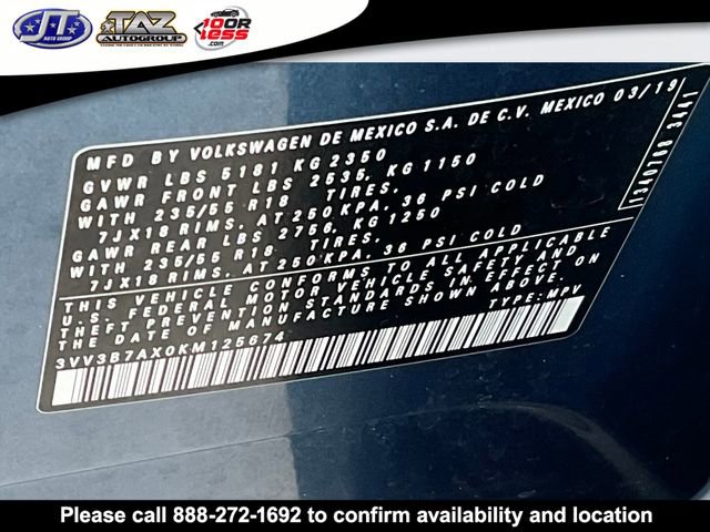 Used 2019 Volkswagen Tiguan SEL FWD image 20