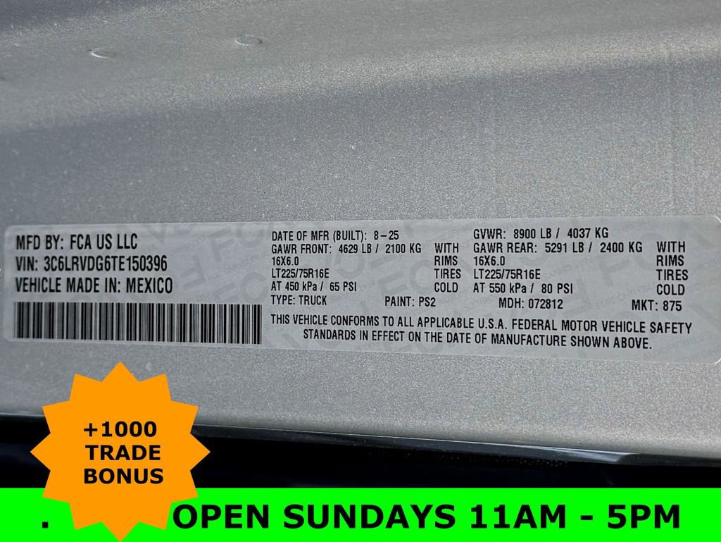 New 2026 RAM ProMaster 2500 w/ Safety Group image 31