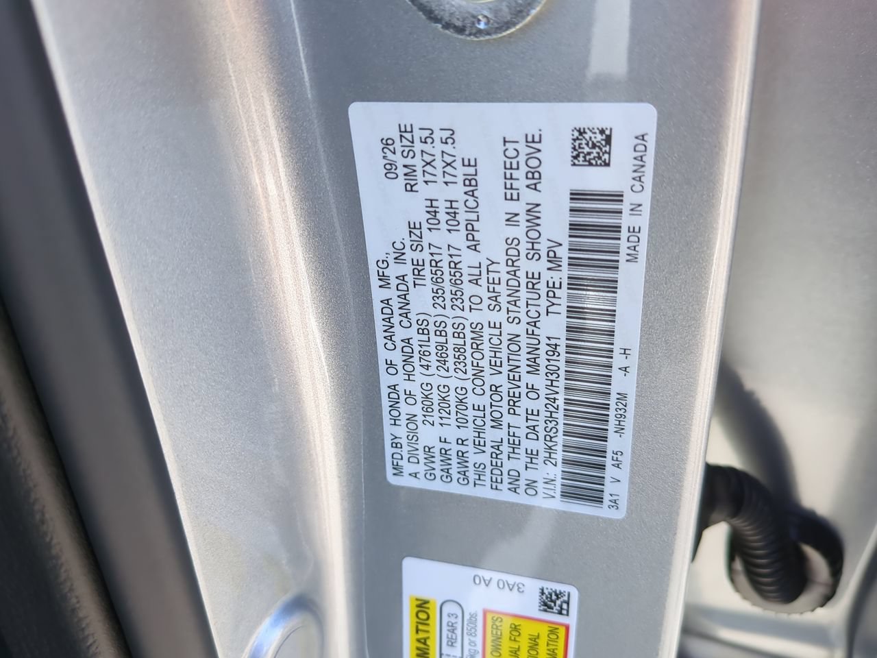New 2027 Honda CR-V LX image 15