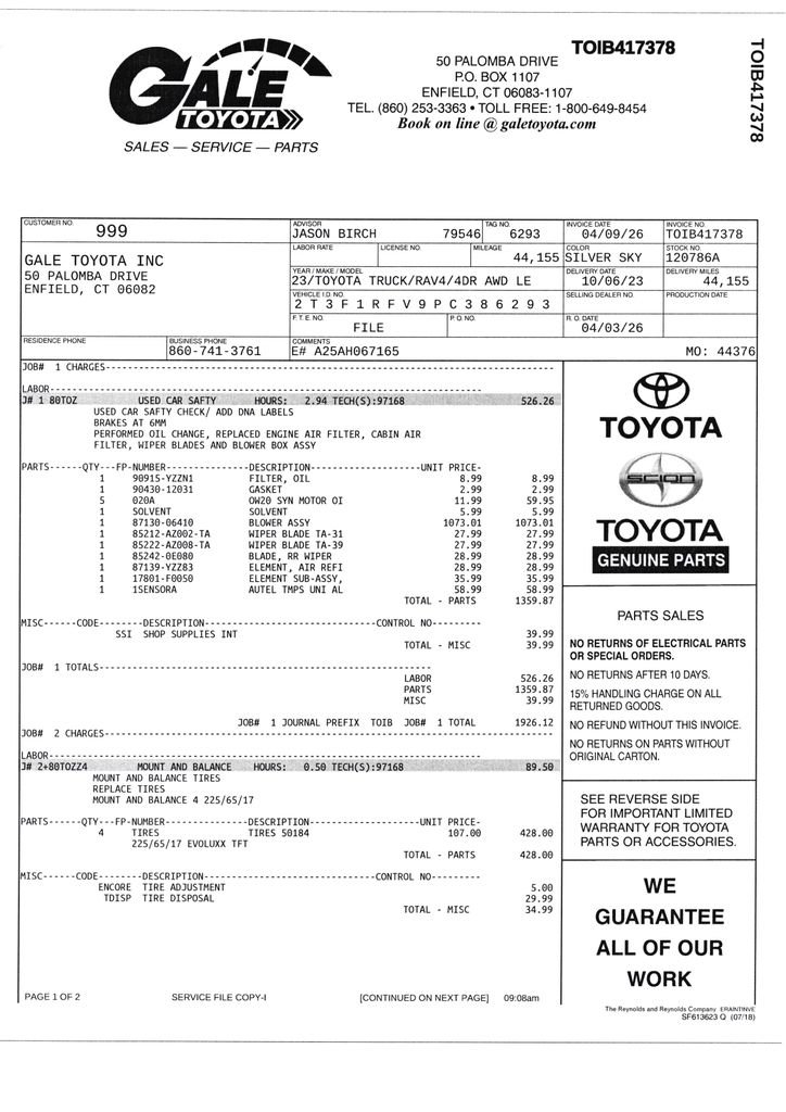 Used 2023 Toyota RAV4 LE AWD/4WD image 12