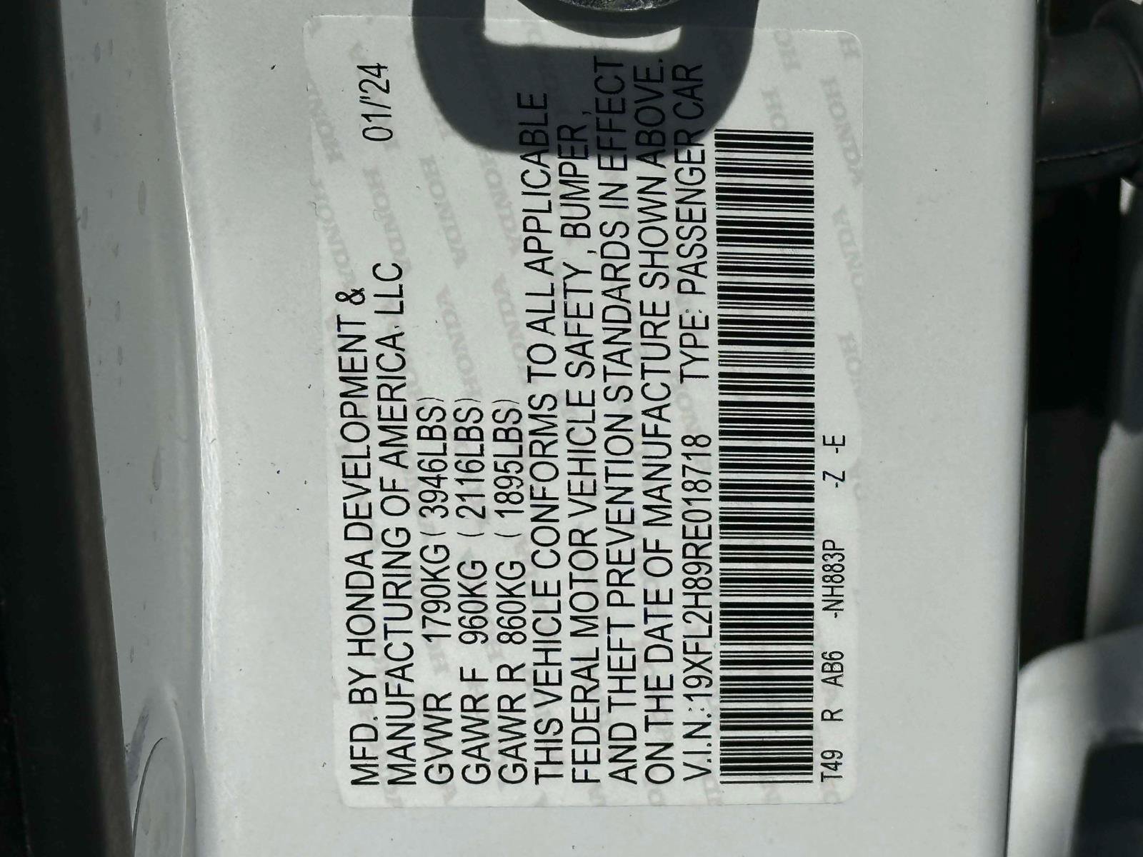 Used 2024 Honda Civic Sport image 15