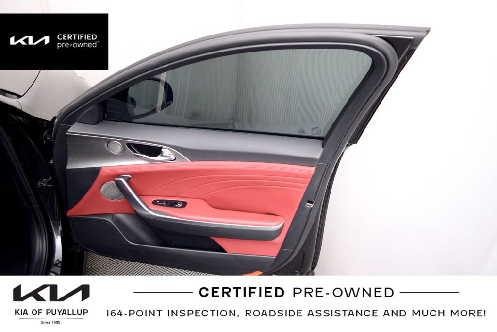 Certified 2022 Kia Stinger GT2 w/ Red Interior Color Package RWD image 16
