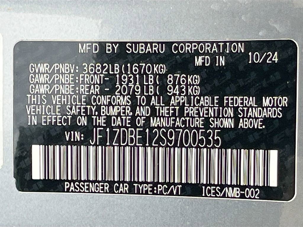 Used 2025 Subaru BRZ Limited RWD image 30