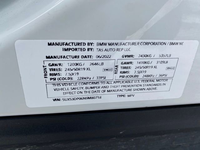 Used 2022 BMW X3 xDrive30i image 25