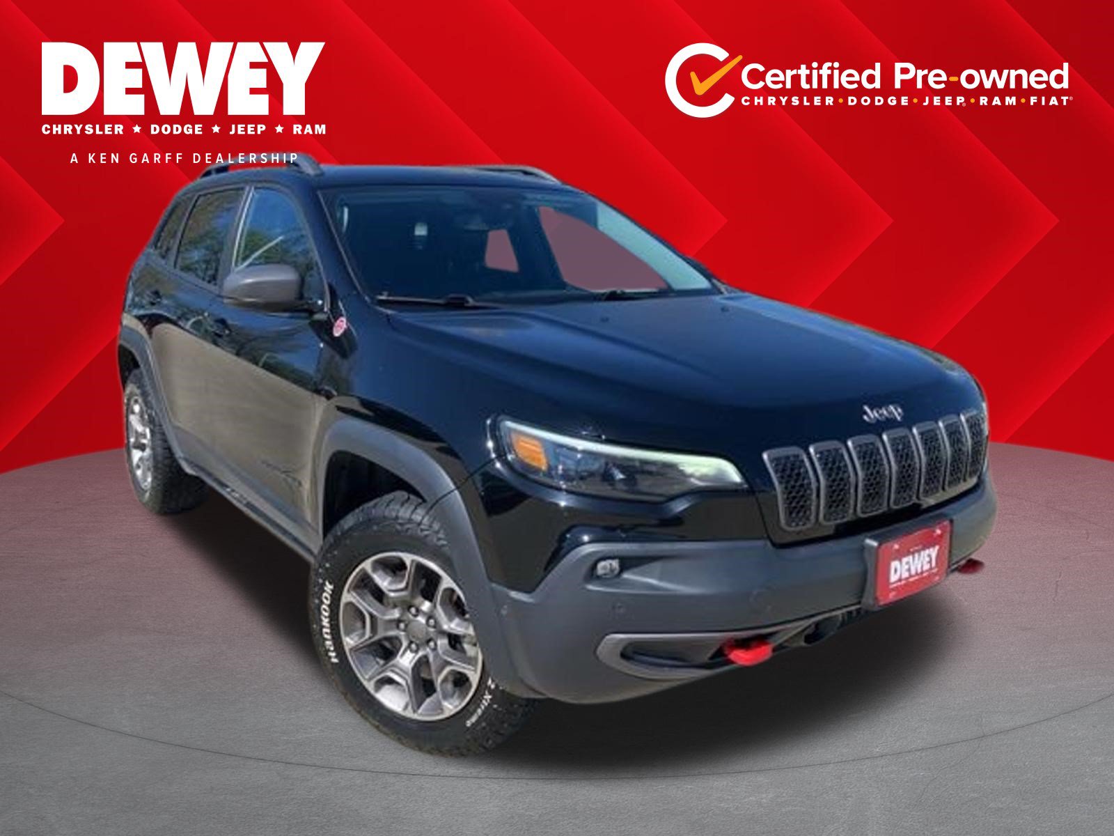 Used 2020 Jeep Cherokee Trailhawk w/ Technology Group AWD/4WD image 1