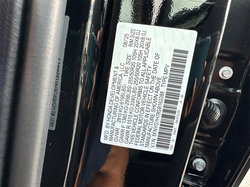 New 2025 Honda Pilot Touring image 37