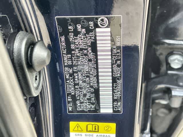 Used 2018 Lexus ES 350 w/ Ultra Luxury Package FWD image 22