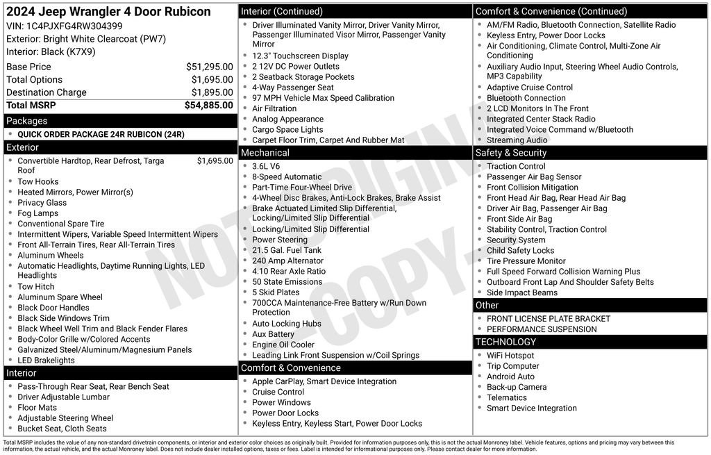 Used 2024 Jeep Wrangler Unlimited Rubicon AWD/4WD image 6