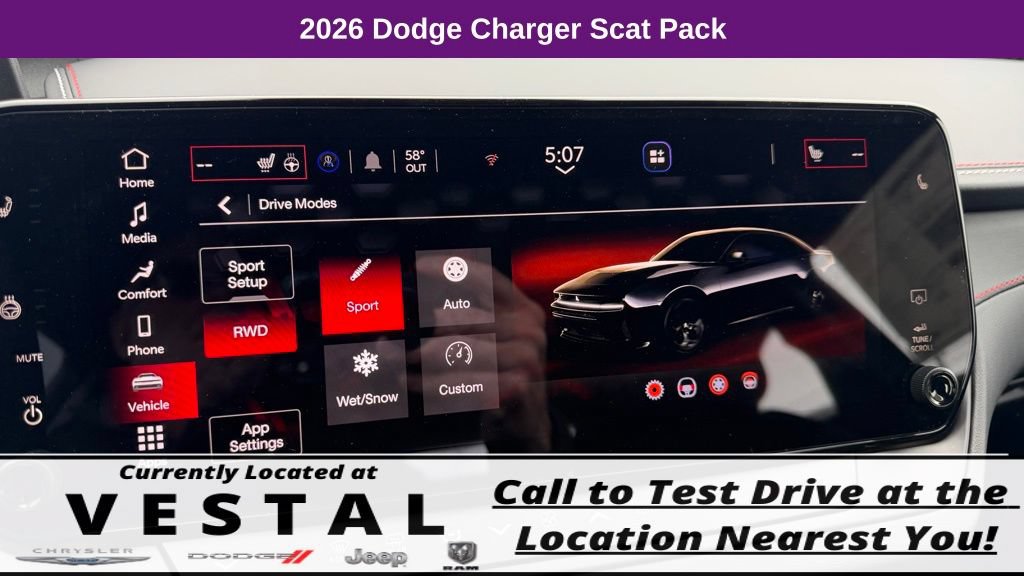 New 2026 Dodge Charger Scat Pack w/ Blacktop Package AWD/4WD image 42