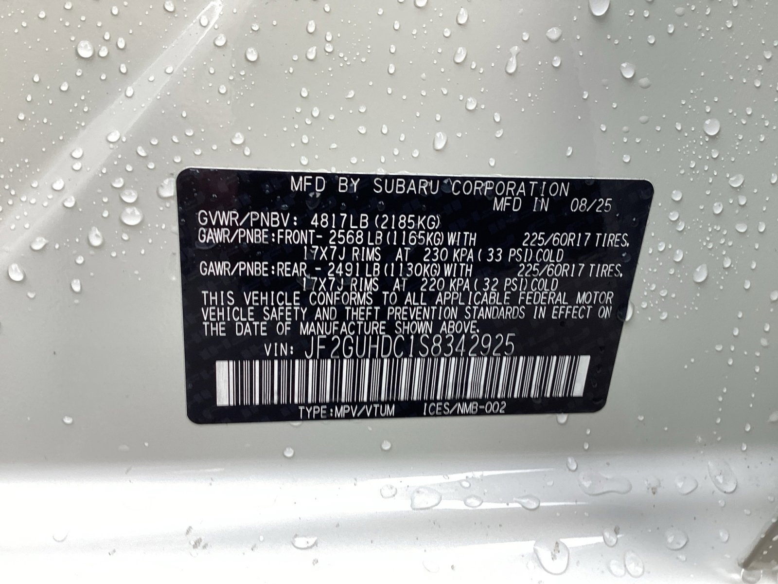 New 2025 Subaru Crosstrek 2.5i Premium image 16