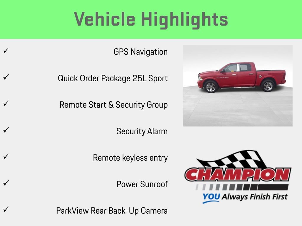 Used 2012 RAM 1500 Sport w/ Sport Premium Group AWD/4WD image 6