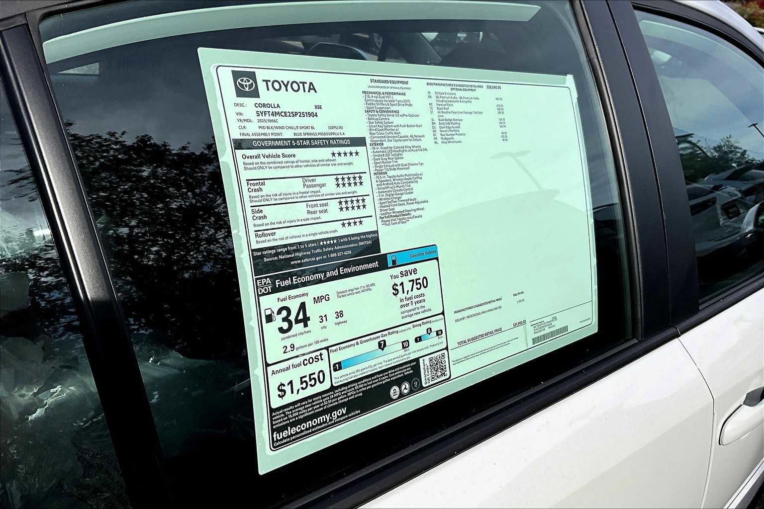 New 2025 Toyota Corolla XSE image 19