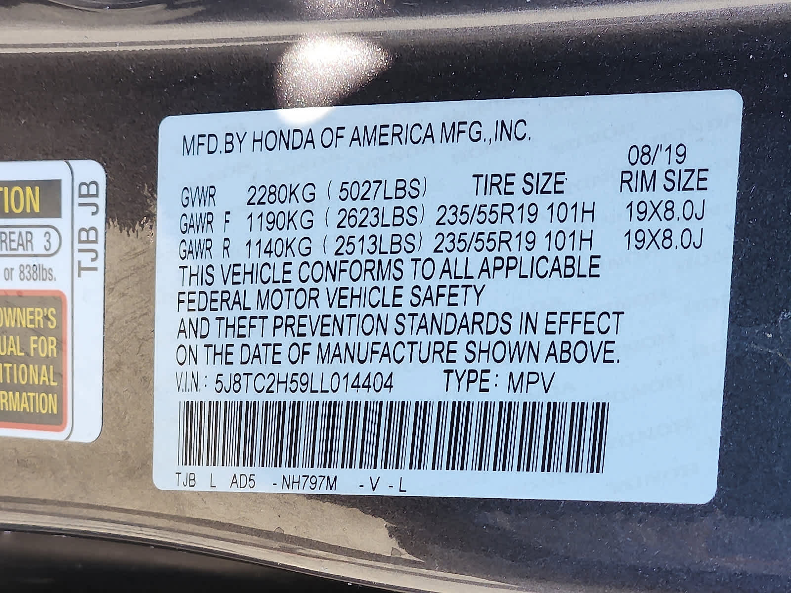 Certified 2020 Acura RDX AWD w/ Technology Package image 29