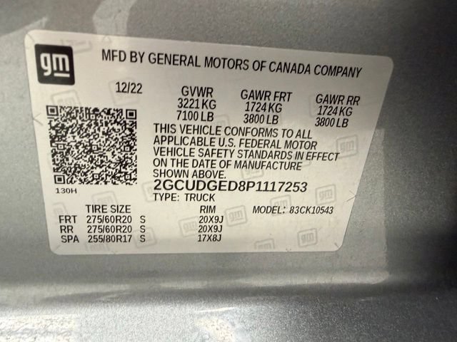 Certified 2023 Chevrolet Silverado 1500 LTZ AWD/4WD image 22
