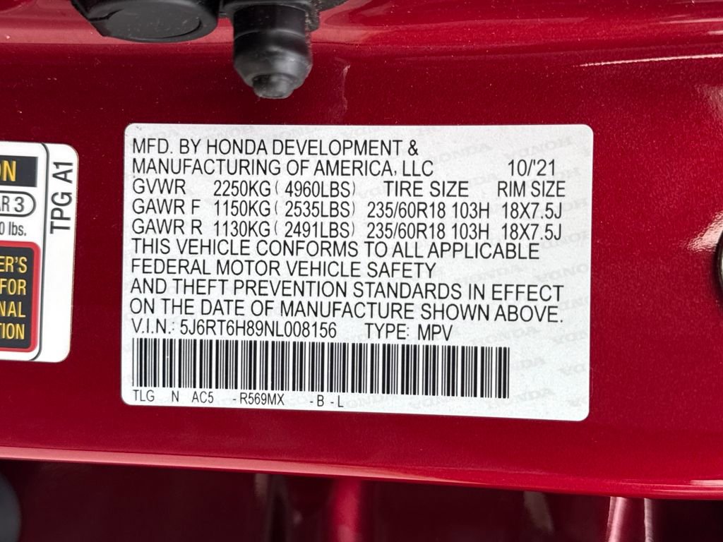 Certified 2022 Honda CR-V EX-L image 29