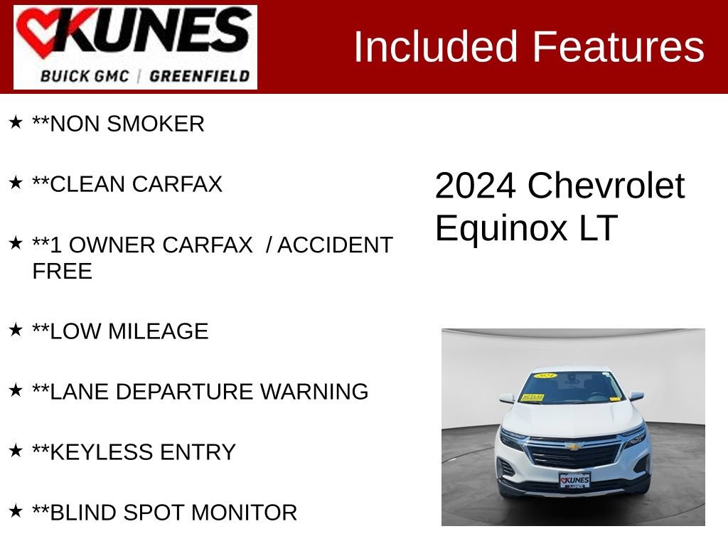 Used 2024 Chevrolet Equinox LT AWD/4WD image 3