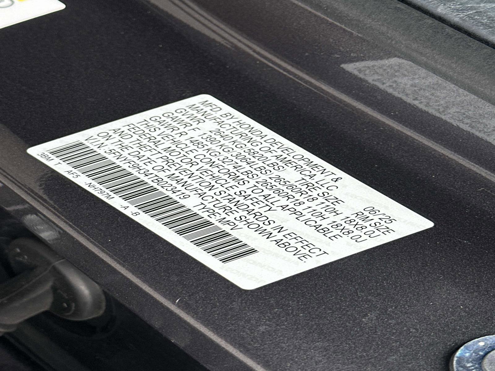 Used 2026 Honda Passport RTL image 28