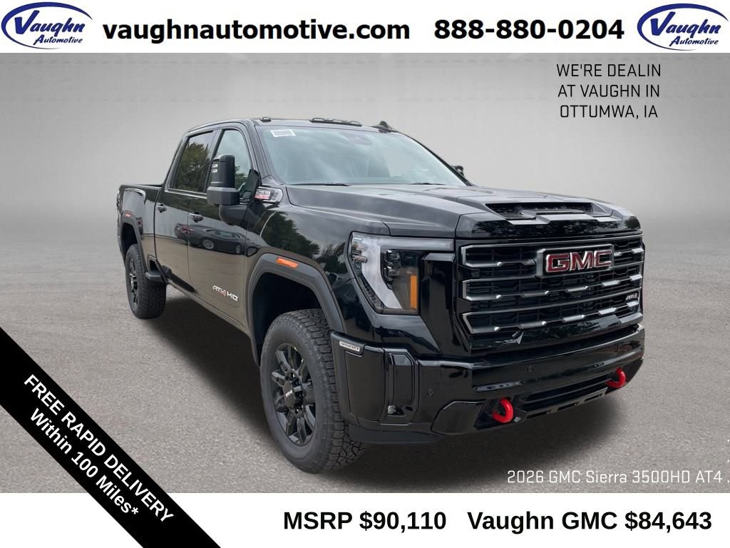 New 2026 GMC Sierra 3500 AT4 w/ AT4 Premium Plus Package