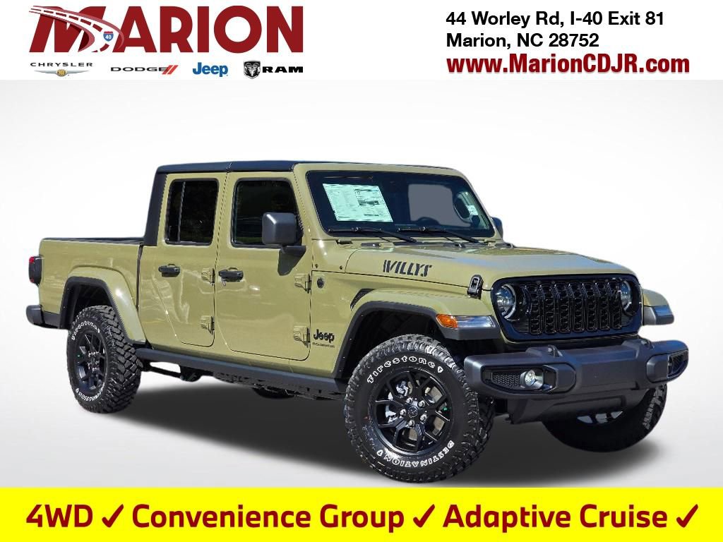 New 2025 Jeep Gladiator Sport AWD/4WD 360° Tour
