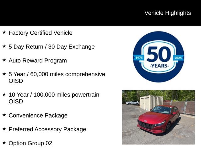 Used 2023 Hyundai Elantra SEL w/ Convenience Package FWD image 5