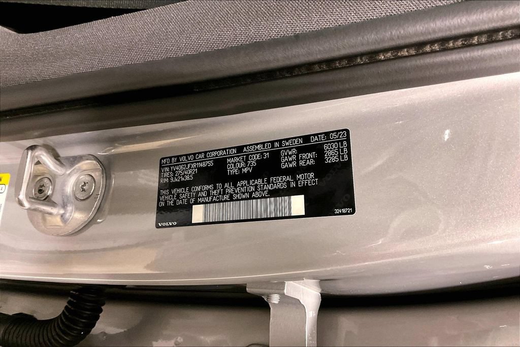 Certified 2024 Volvo XC90 B6 Ultimate w/ Protection Package Premier AWD/4WD image 20