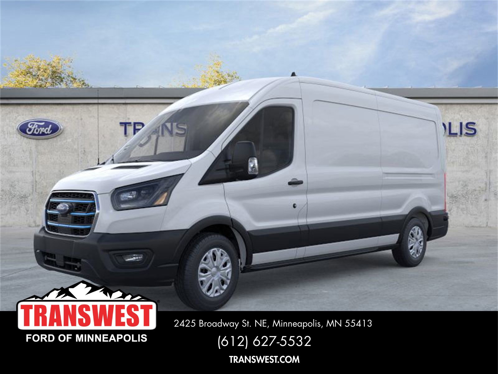 New 2025 Ford E-Transit 148 Medium Roof w/ Load Area Protection Package
