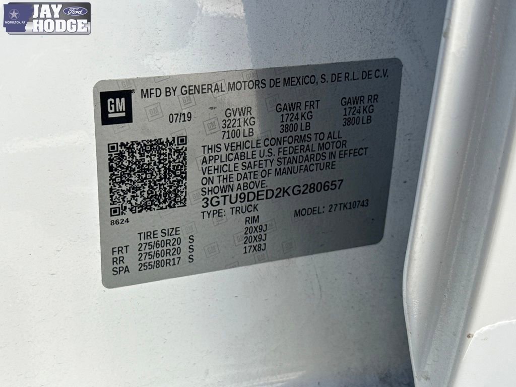 Used 2019 GMC Sierra 1500 SLT image 34