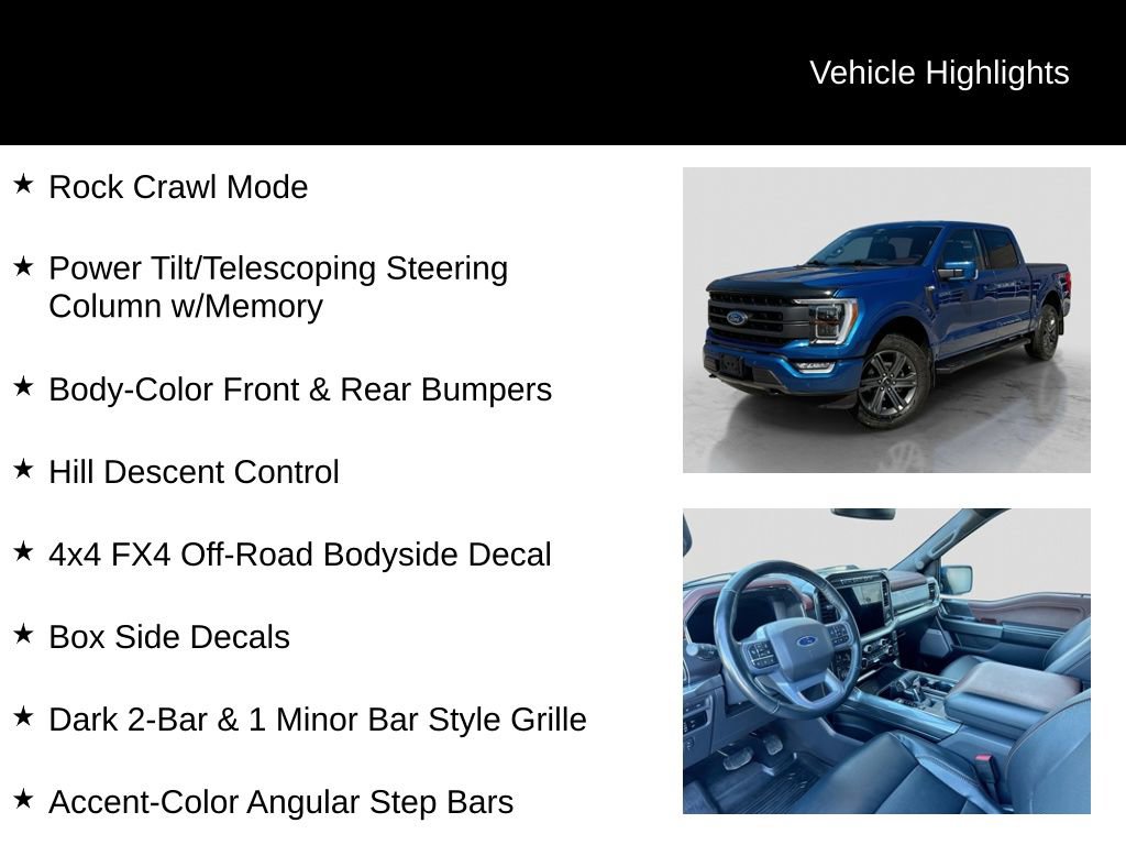 Used 2023 Ford F150 Lariat w/ Equipment Group 502A High AWD/4WD image 31