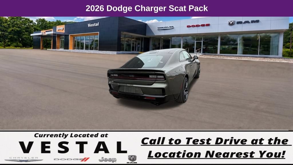 New 2026 Dodge Charger Scat Pack w/ Blacktop Package AWD/4WD image 11
