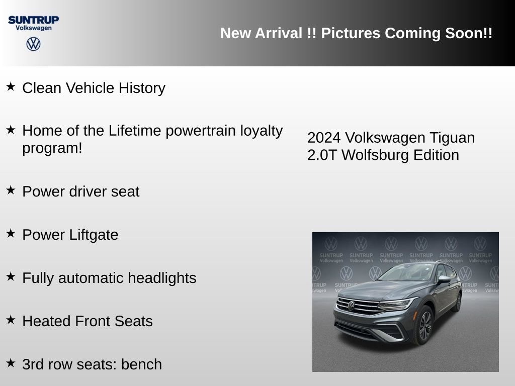 Used 2024 Volkswagen Tiguan Wolfsburg Edition image 5
