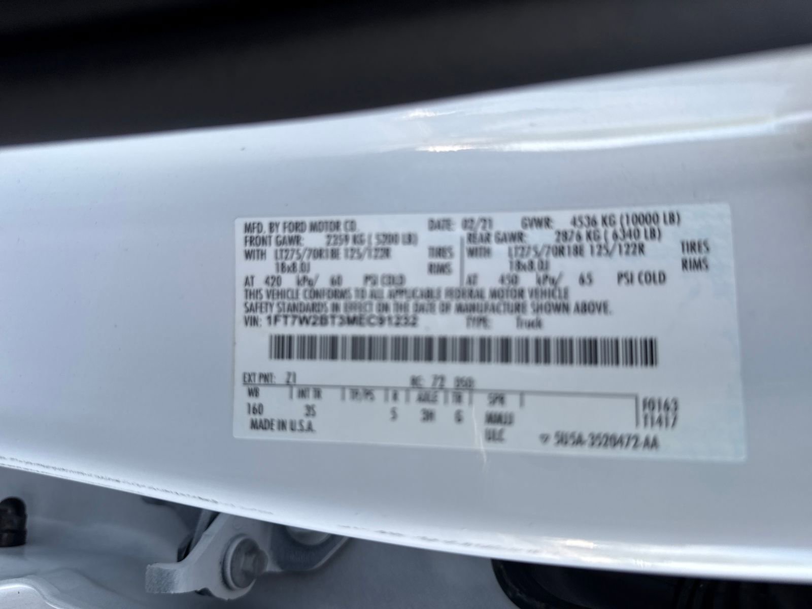 Certified 2021 Ford F250 XLT w/ XLT Value Package image 30