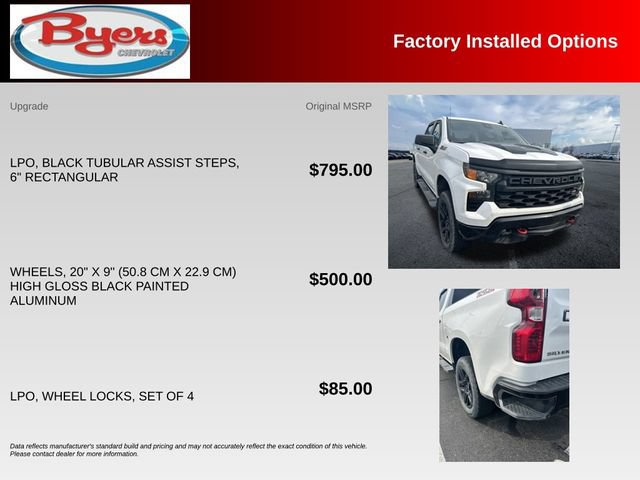 Used 2022 Chevrolet Silverado 1500 Custom Trail Boss AWD/4WD image 10