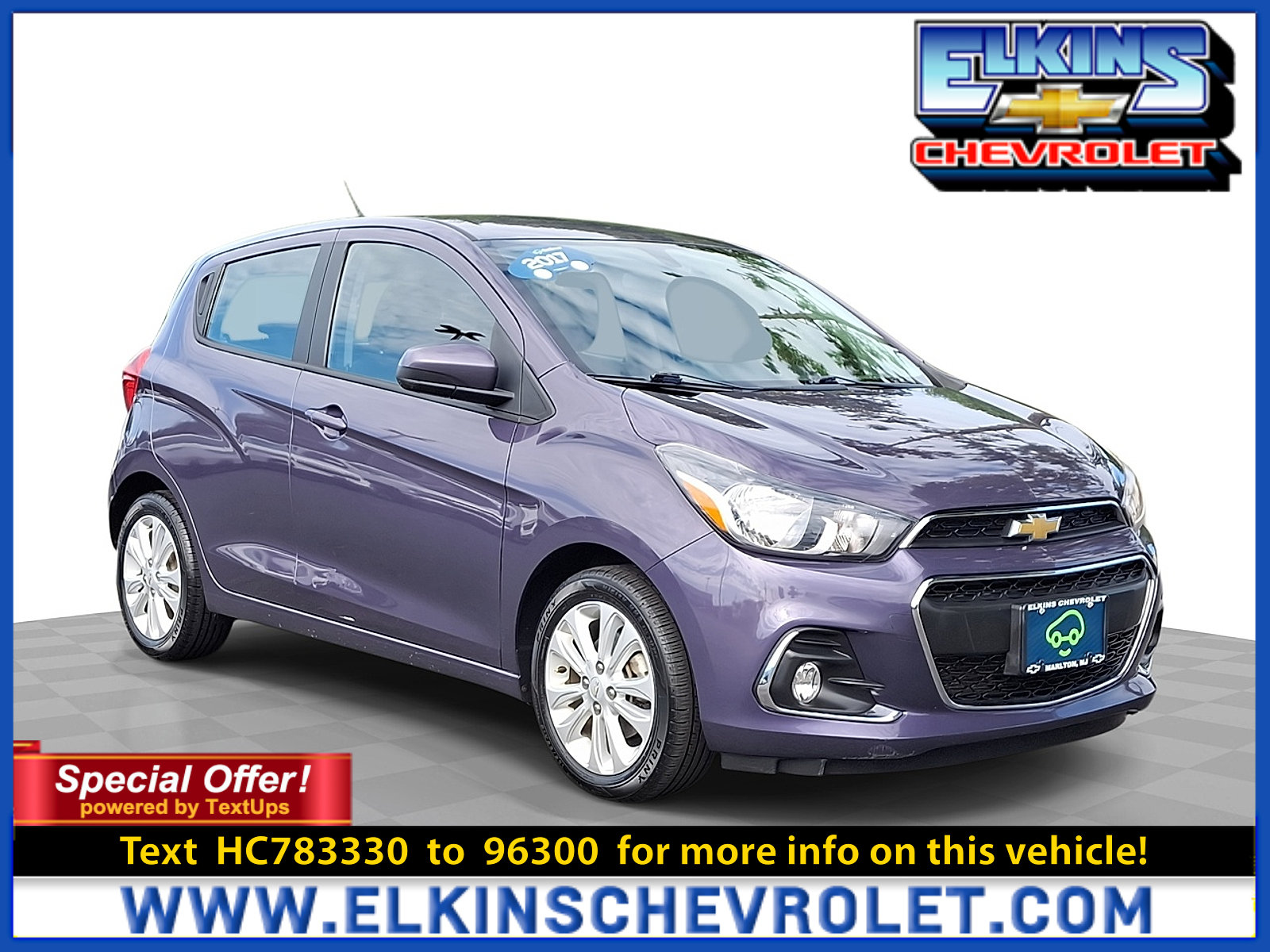 Certified 2017 Chevrolet Spark LT FWD image 1