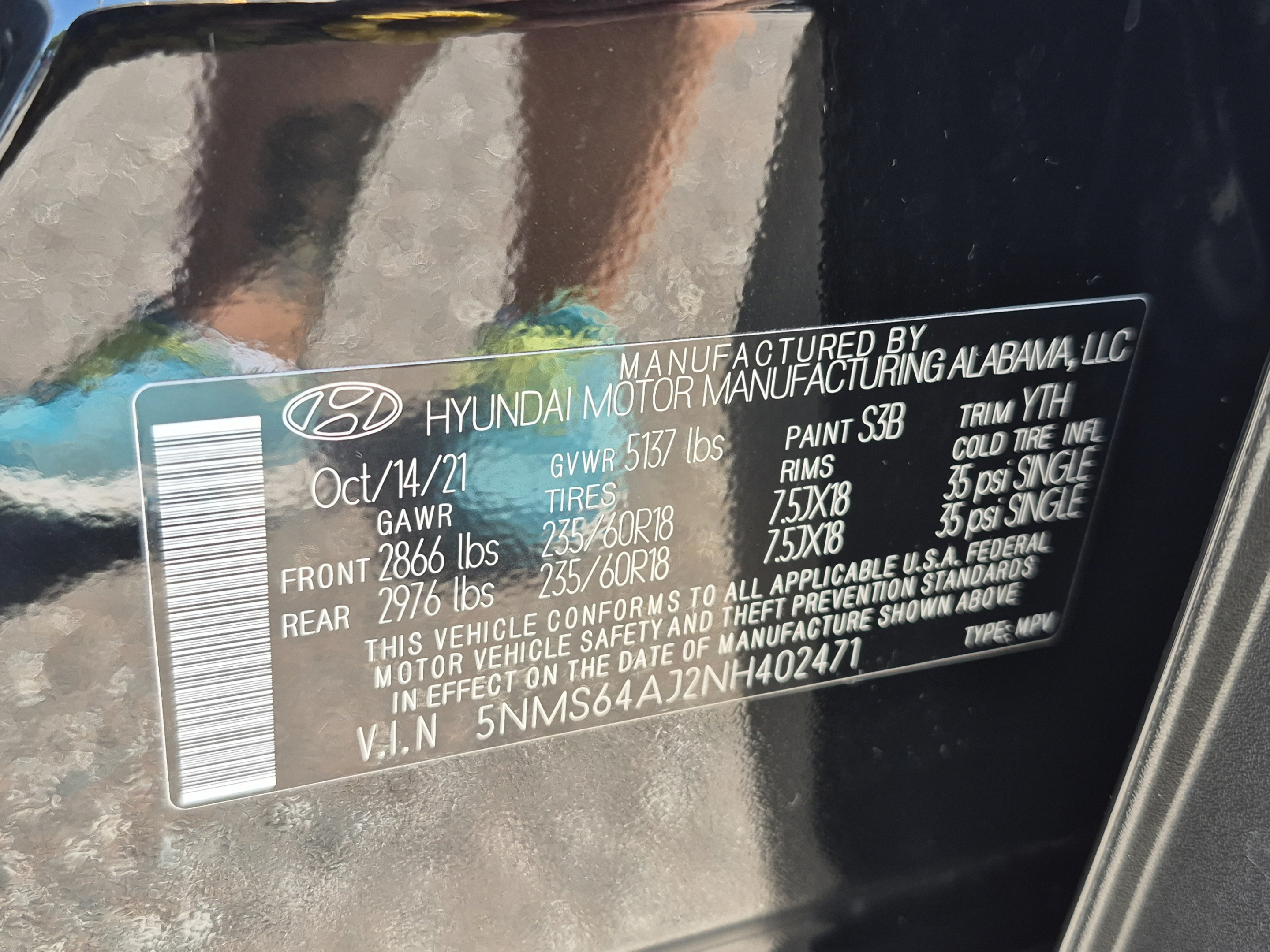 Certified 2022 Hyundai Santa Fe SEL w/ Convenience Package FWD image 33