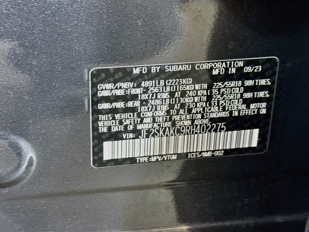 Certified 2024 Subaru Forester Limited AWD/4WD image 43