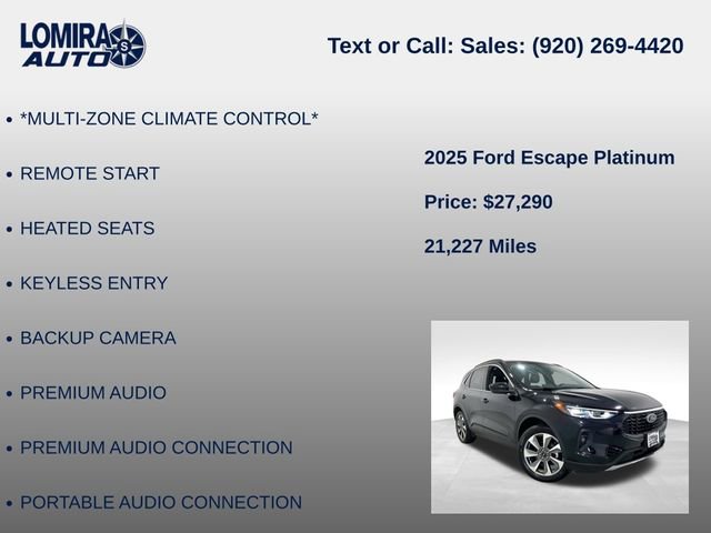 Used 2025 Ford Escape Platinum AWD/4WD image 14