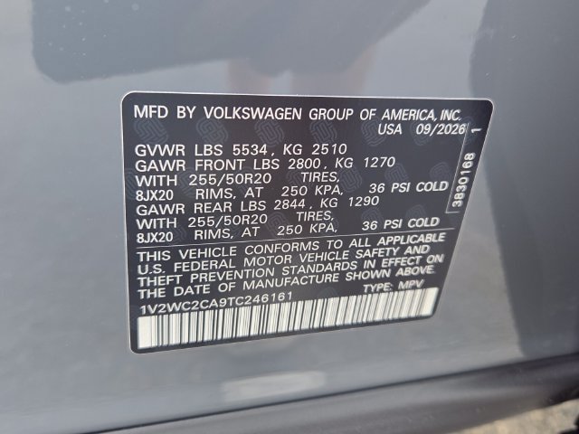 New 2026 Volkswagen Atlas Cross Sport SE FWD image 19