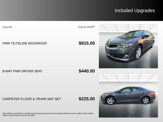 Used 2013 Toyota Camry SE FWD image 5