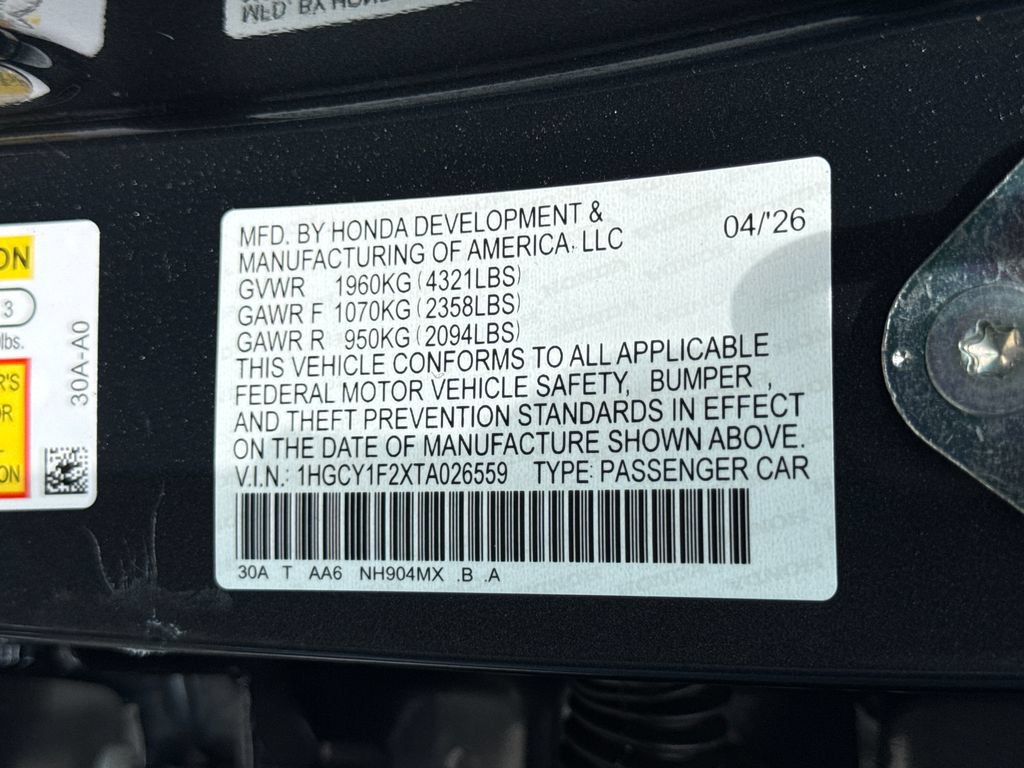 Certified 2026 Honda Accord LX image 36