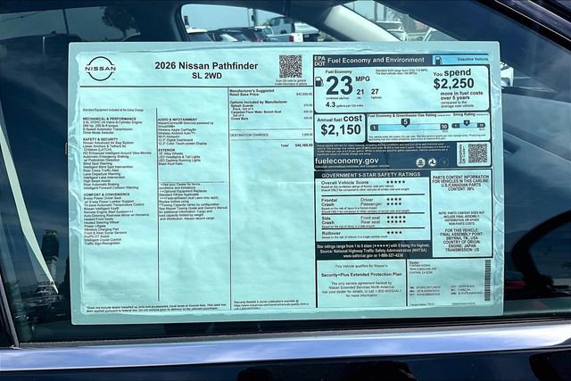 New 2026 Nissan Pathfinder SL FWD image 14