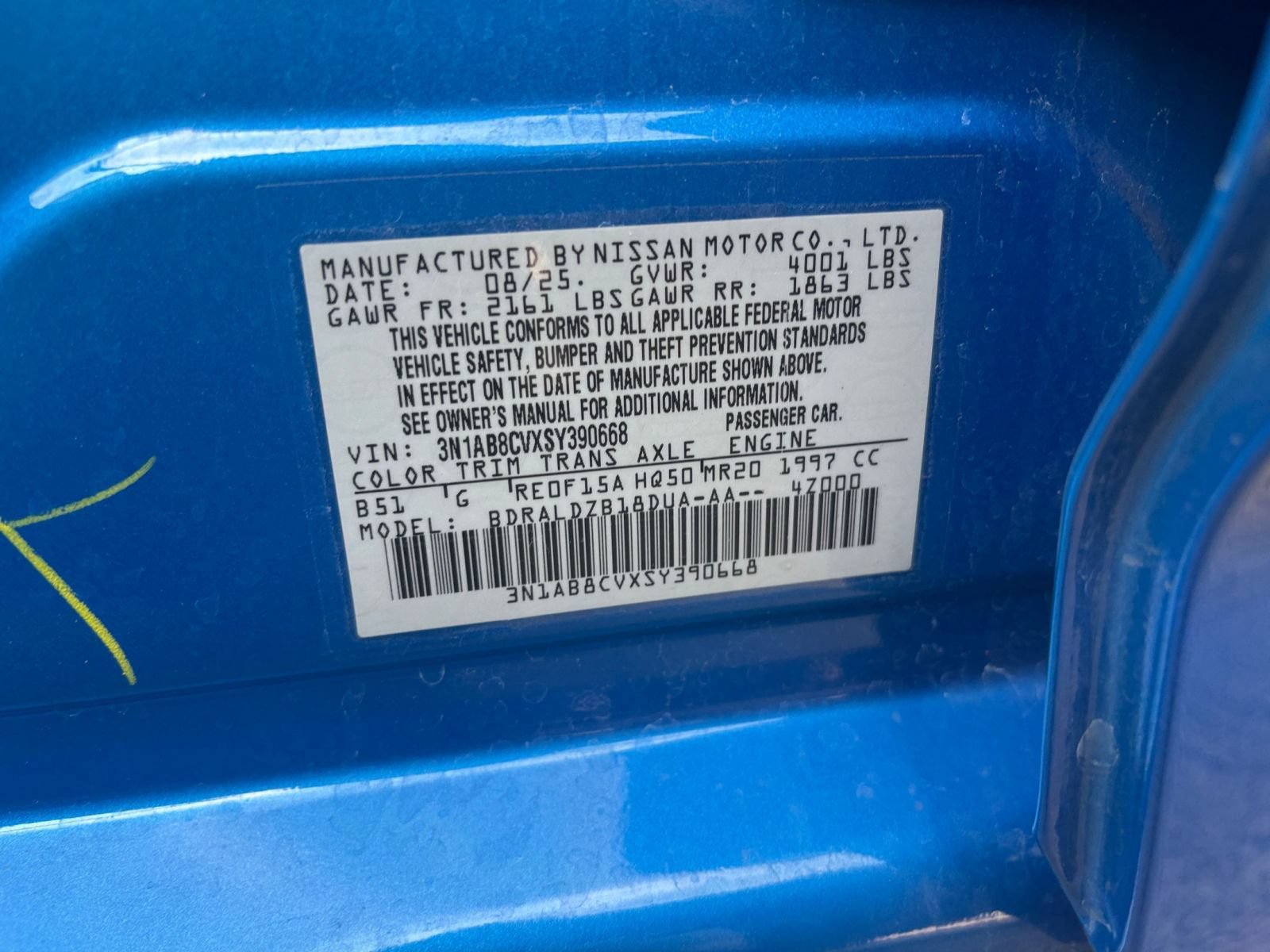 Used 2025 Nissan Sentra SV FWD image 26
