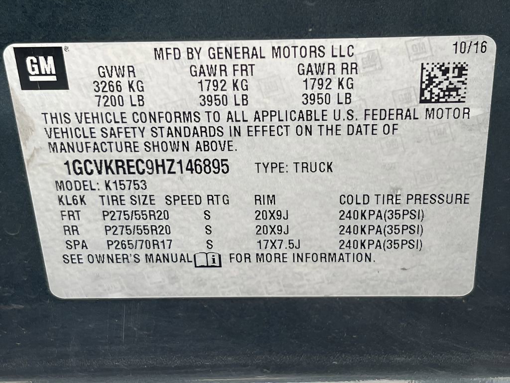 Used 2017 Chevrolet Silverado 1500 LT w/ All Star Edition AWD/4WD image 10