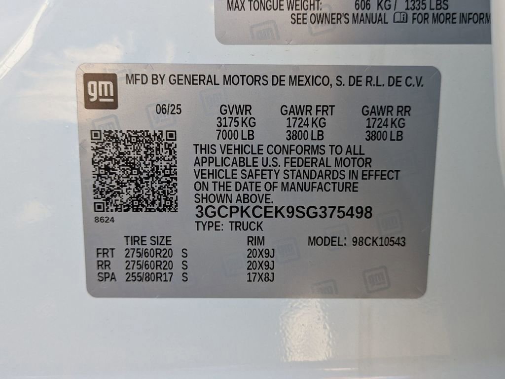 New 2025 Chevrolet Silverado 1500 Custom Trail Boss image 33