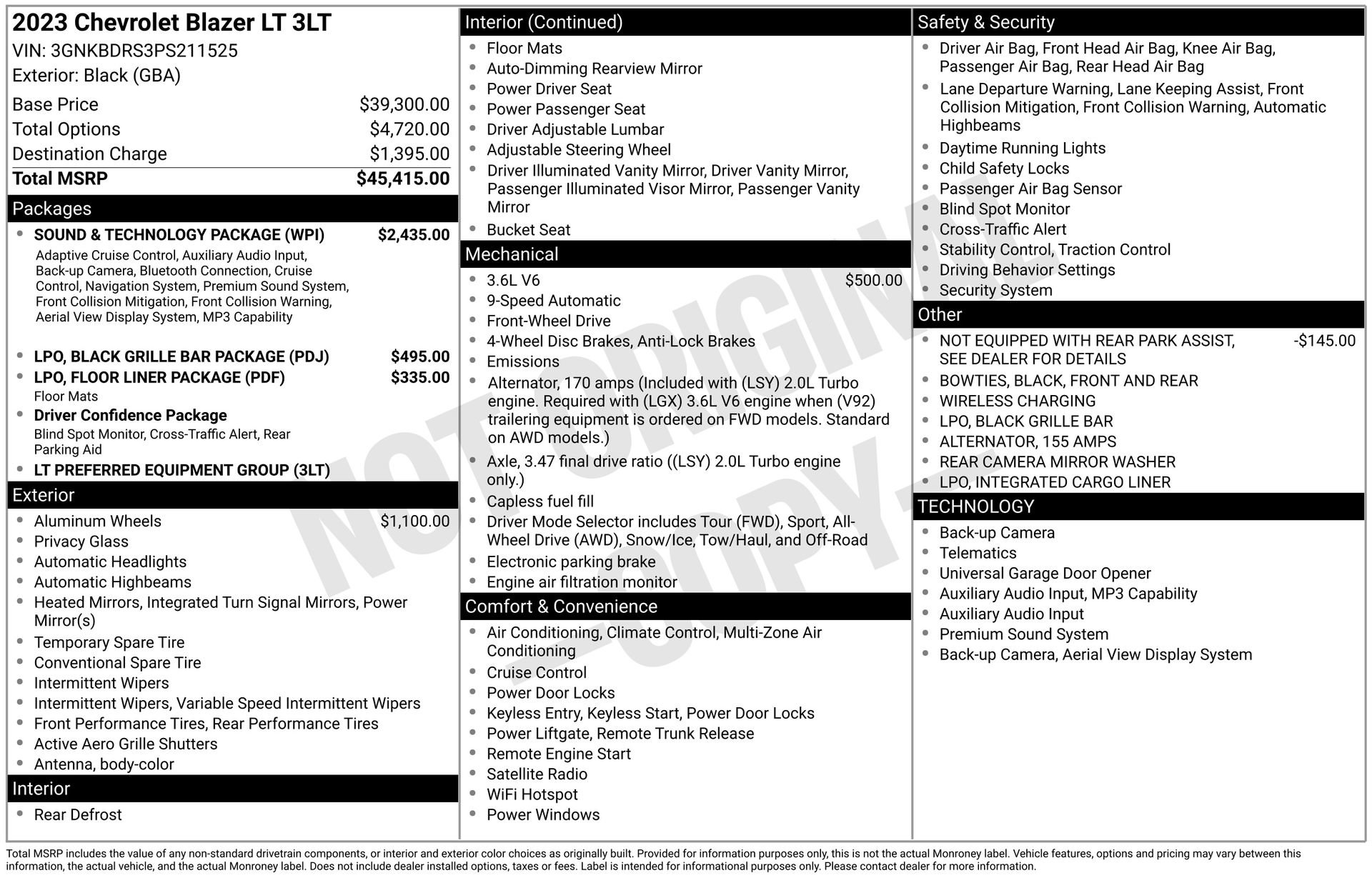 Certified 2023 Chevrolet Blazer LT w/ Sound & Technology Package FWD image 4