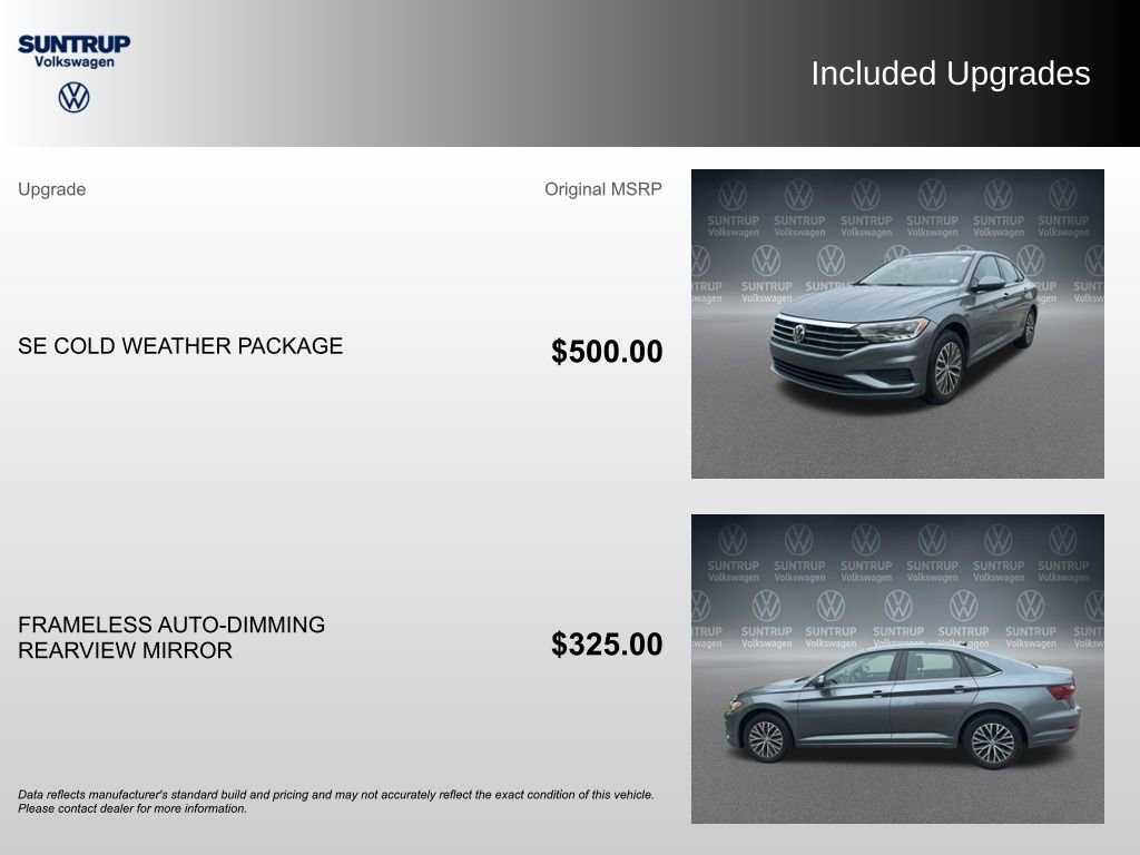 Used 2020 Volkswagen Jetta SE w/ SE Cold Weather Package FWD image 2