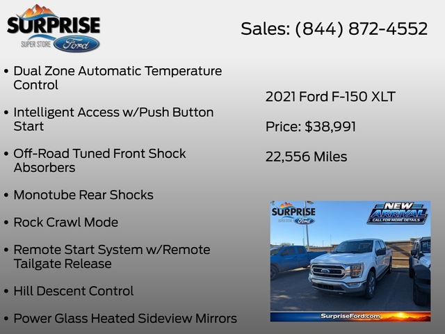 Used 2021 Ford F150 XLT w/ Equipment Group 302A High AWD/4WD image 24