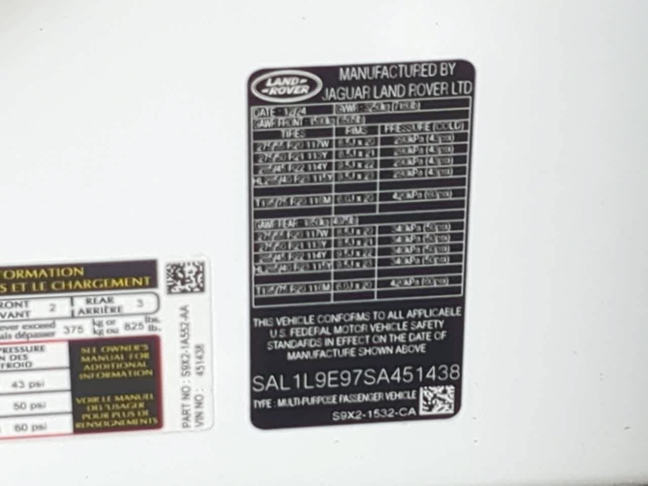 Certified 2025 Land Rover Range Rover Sport Dynamic SE AWD/4WD image 38